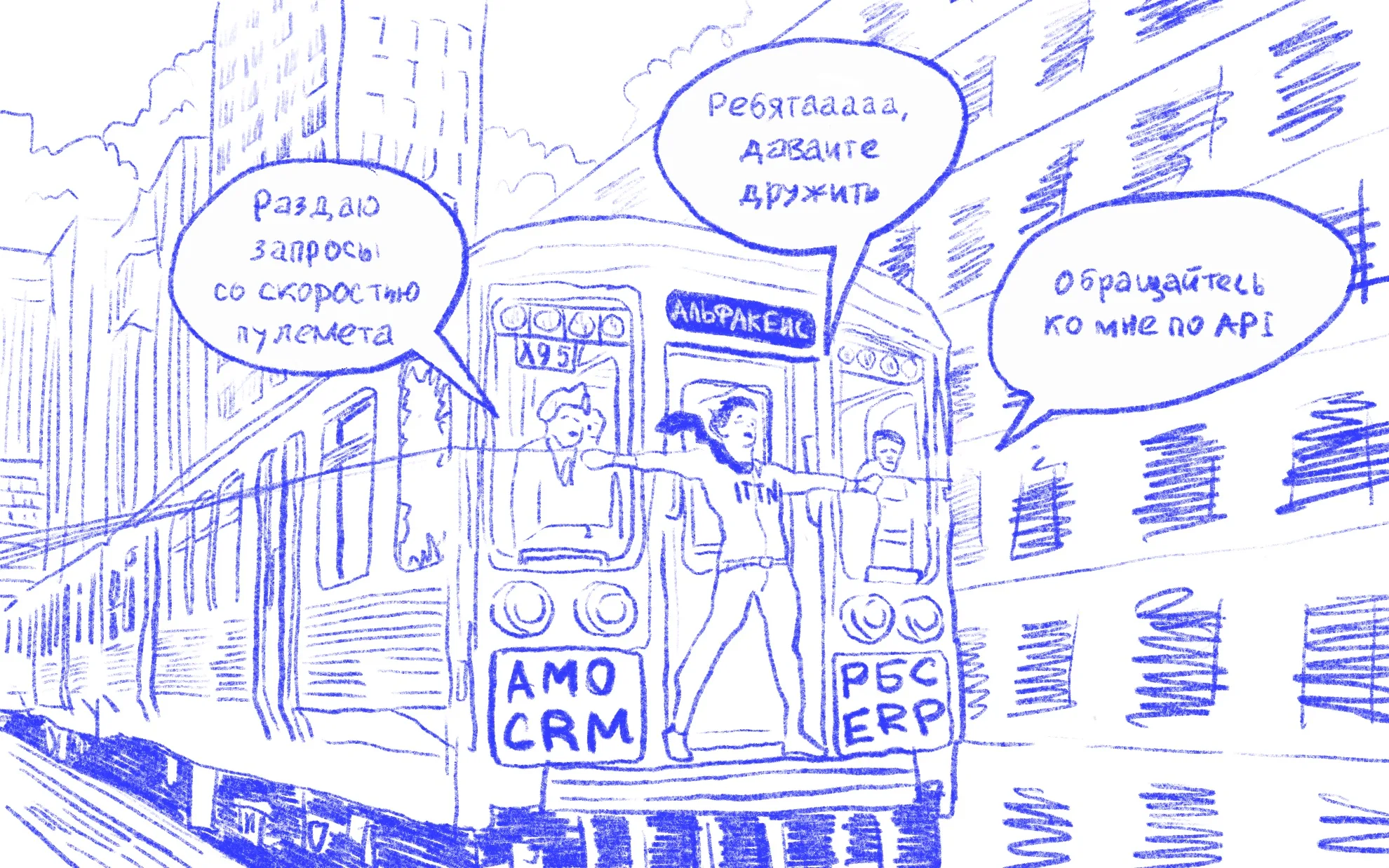 Интеграция amoCRM и РосБизнесСофт